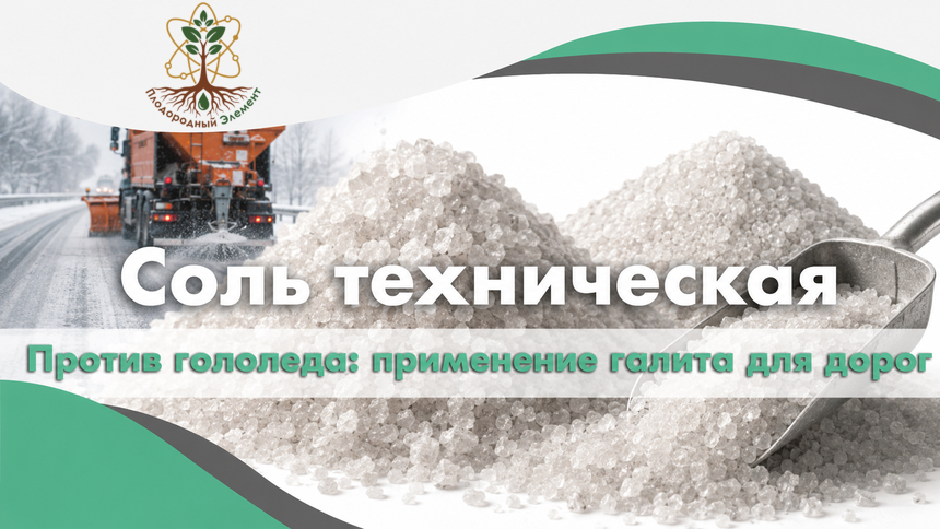 Техническая соль против гололеда: применение галита для дорог