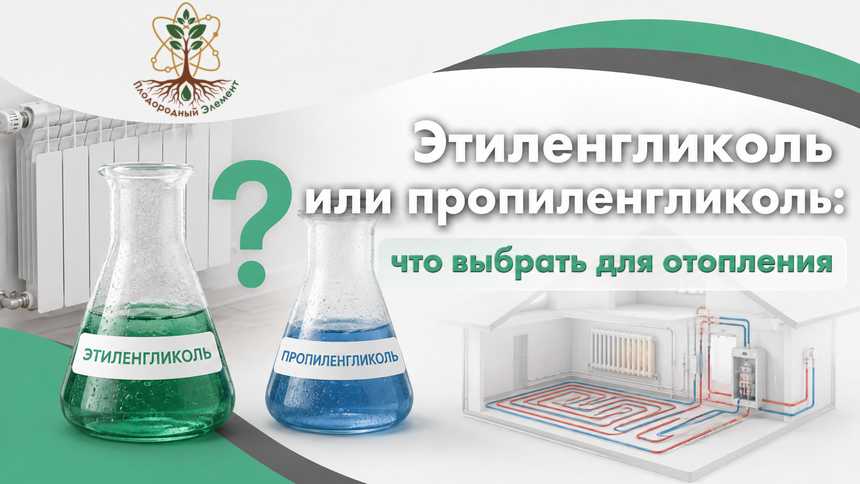 Пропиленгликоль или этиленгликоль: что выбрать для системы отопления