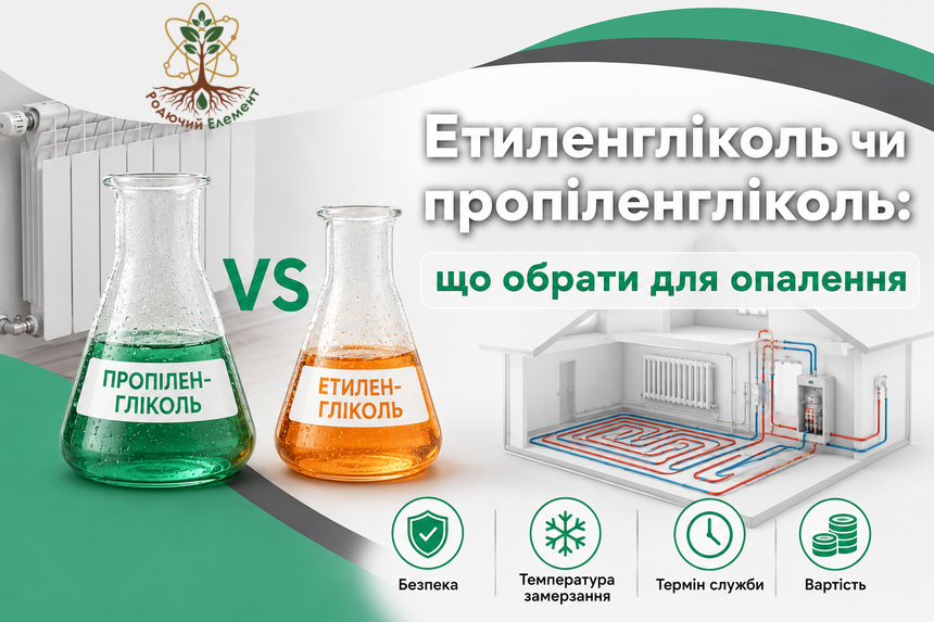 Пропіленгліколь чи етиленгліколь: що вибрати для системи опалення